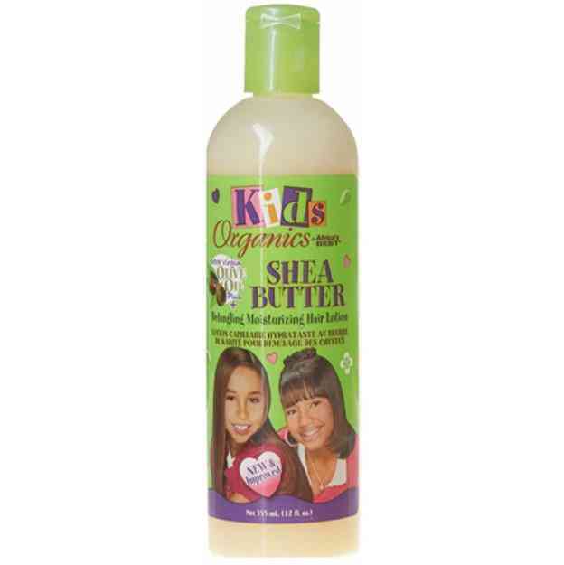 africa best kids organics lotion pour les cheveux au karite 355ml