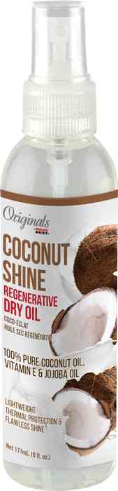 Africa's best coconut creme huile sèche régénératrice 6 oz
