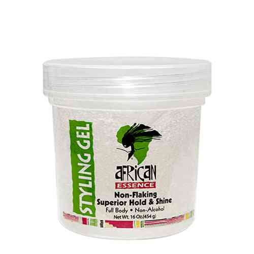African essence non flaking styling gel clear (super) (32 oz)