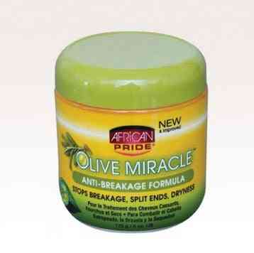 African pride olive miracle formule anti casse 6 oz.