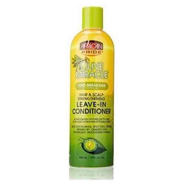 african pride olive miracle leave in conditioner 355ml