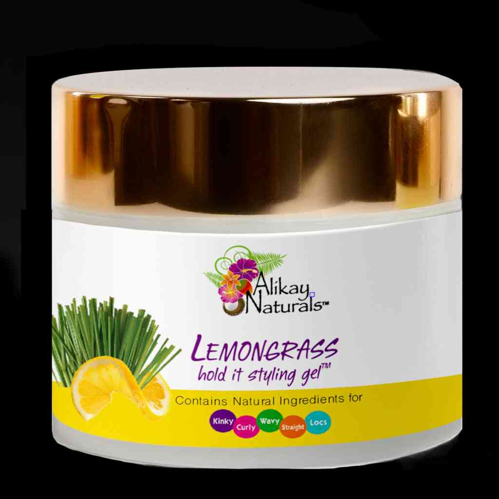 Alikay naturals lemongrass hold it gel coiffant 8 oz