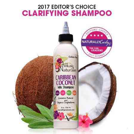 alikay naturals shampooing au lait de coco des caraibes 8oz
