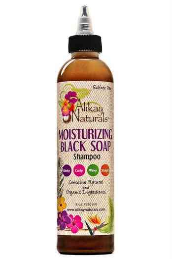 Alikay naturals shampooing au savon noir hydratant