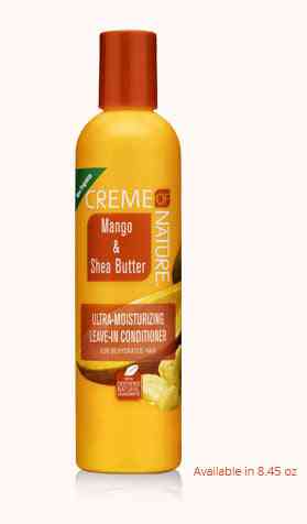 Après shampooing ultra hydratant sans rinçage à la mangue et au beurre de karité naturels certifiés creme of nature 8,45 oz