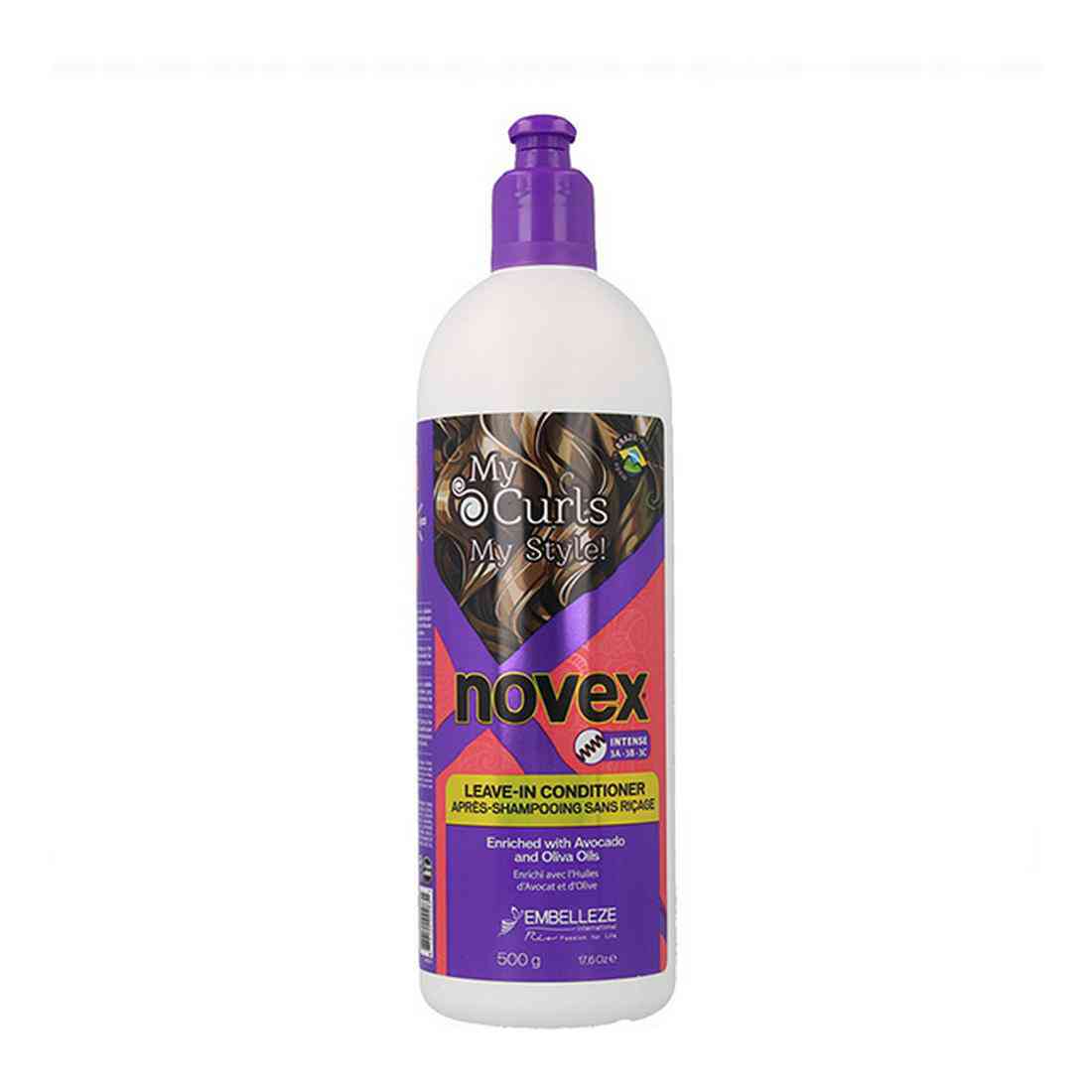 apres shampoing mes boucles leave in intense novex 500 ml