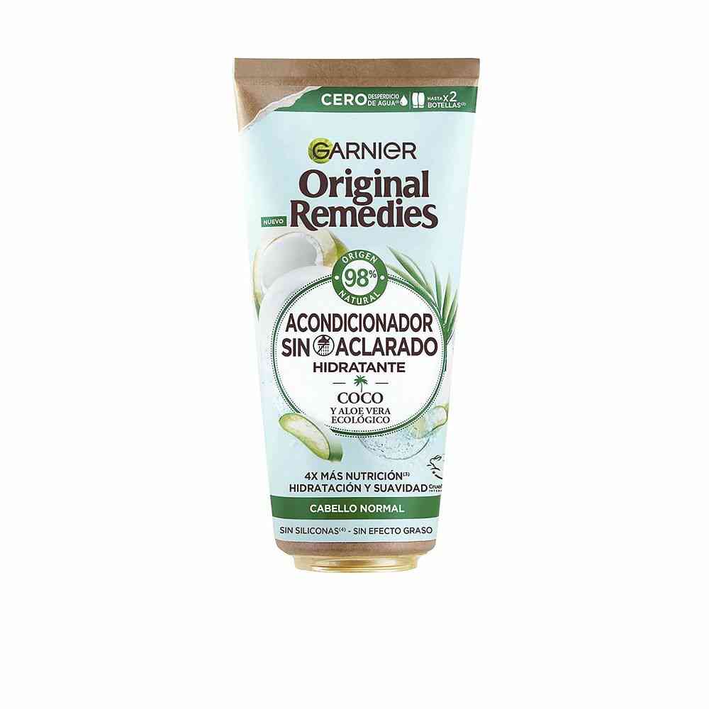 apres shampoing non clarifiant garnier original remedies noix de coco aloe vera hydratant 200 ml