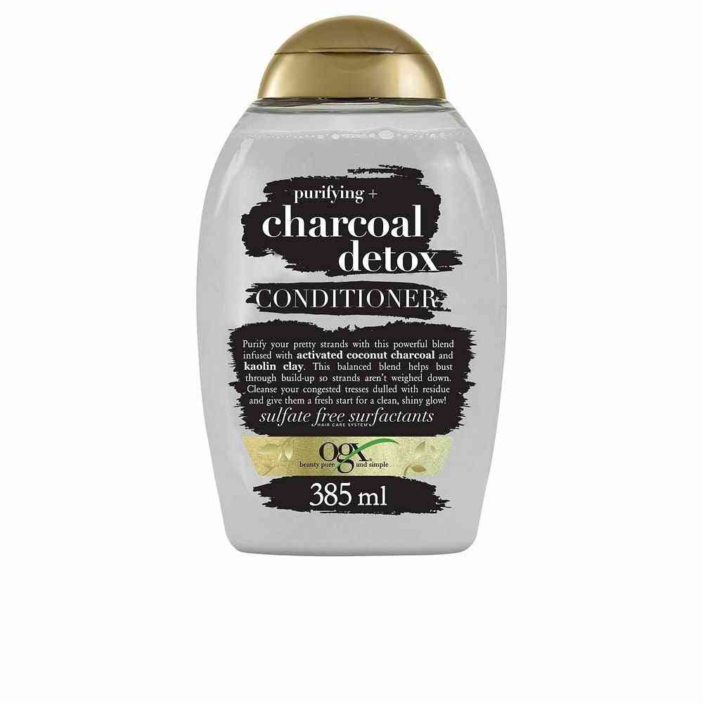 apres shampoing ogx gommage purifiant charbon actif 385 ml