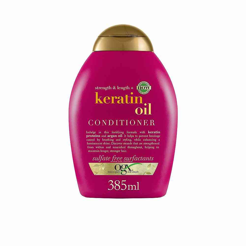apres shampooing anti chute anti casse ogx keratine 385 ml