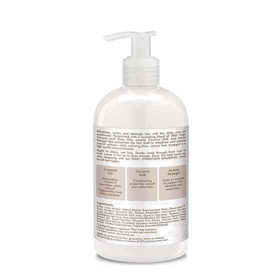 apres shampooing hydratant quotidien a lhuile de noix de coco vierge 100 karite 384 ml