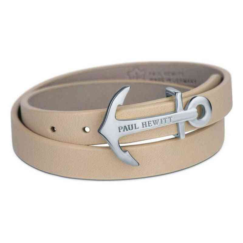 bracelet femme paul hewitt ph wb r cuir 31 35 cm