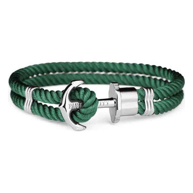 bracelet unisexe paul hewitt argent vert