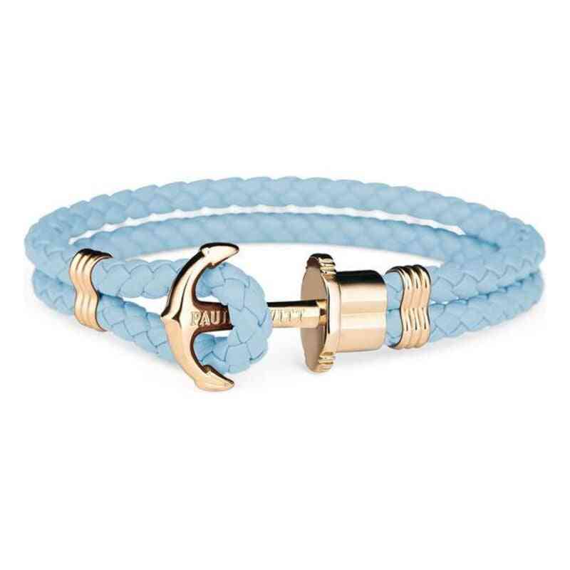 bracelet unisexe paul hewitt ph ph l g ni cuir bleu