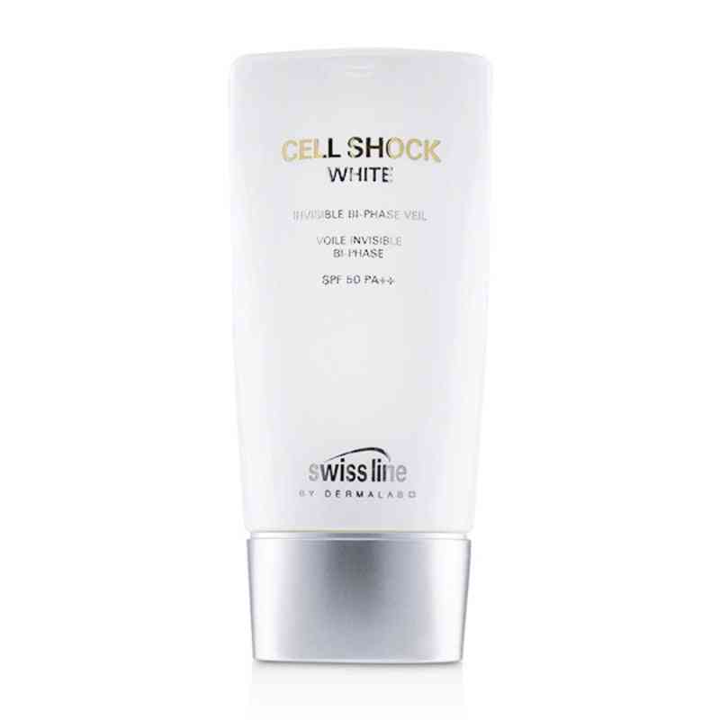 creme solaire visage cell shock invisible safe sea spf 50 65 ml