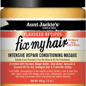 Curls  coils de tante jackie recettes de graines de lin fix my hair intensive repair conditioning masque 15oz