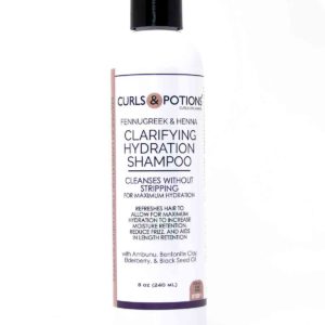 Curls  potions shampooing hydratant clarifiant   étape 1