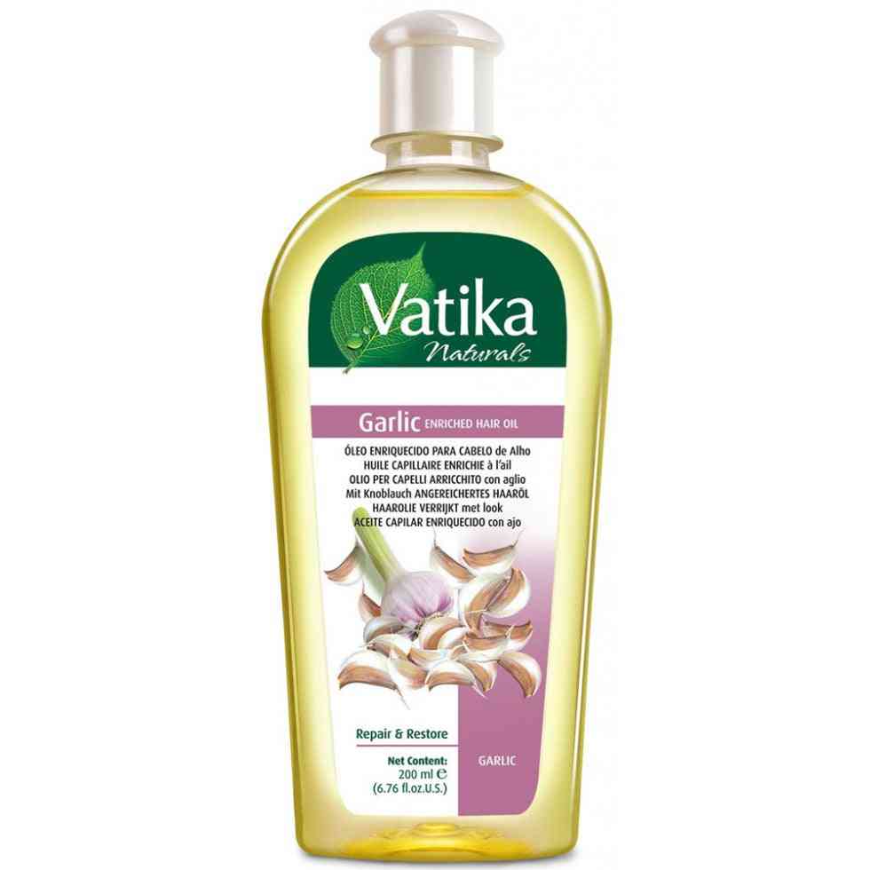 Dabur vatika naturals huile capillaire enrichie à l'ail 200 ml