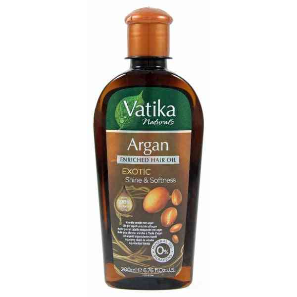Dabur vatika naturals huile capillaire enrichie argan 200 ml