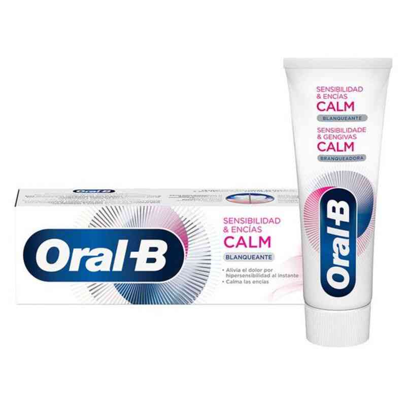 dentifrice blanchissant oral b sensibilidad et calm 75 ml