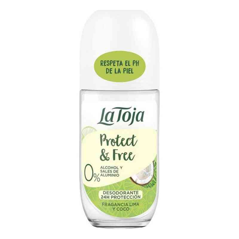 deodorant roll on protect et free la toja coconut lime 50 ml