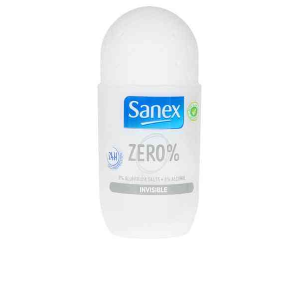 deodorant roll on zero% sanex 12468 50 ml