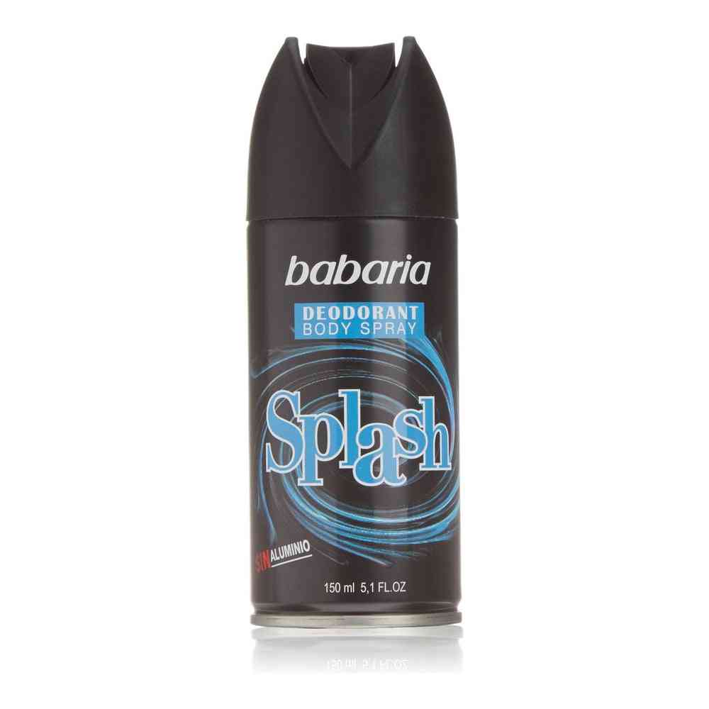 deodorant spray men splash babaria 150 ml