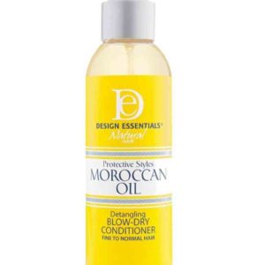 Design essentials après shampooing démêlant à l'huile marocaine naturelle 6 oz
