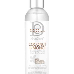 Design essentials natural coconut  monoi coconut water curl refresher 8oz