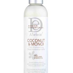 Design essentials natural coconut  monoi curl enhancing dual hydratation milk 8oz