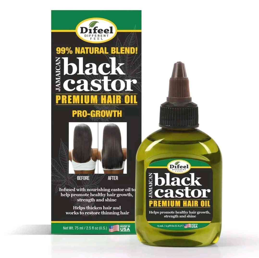 Difeel jamaican black castor huile capillaire de qualité supérieure pro croissance 2,5 oz