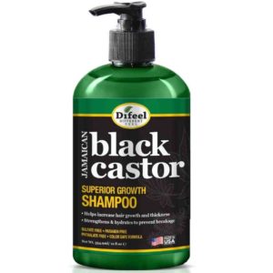 Difeel shampooing de croissance supérieure à l'huile de ricin noire jamaïcaine 12 oz