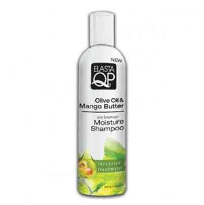 Elasta qp shampooing hydratant à l'huile d'olive et au beurre de mangue 120z