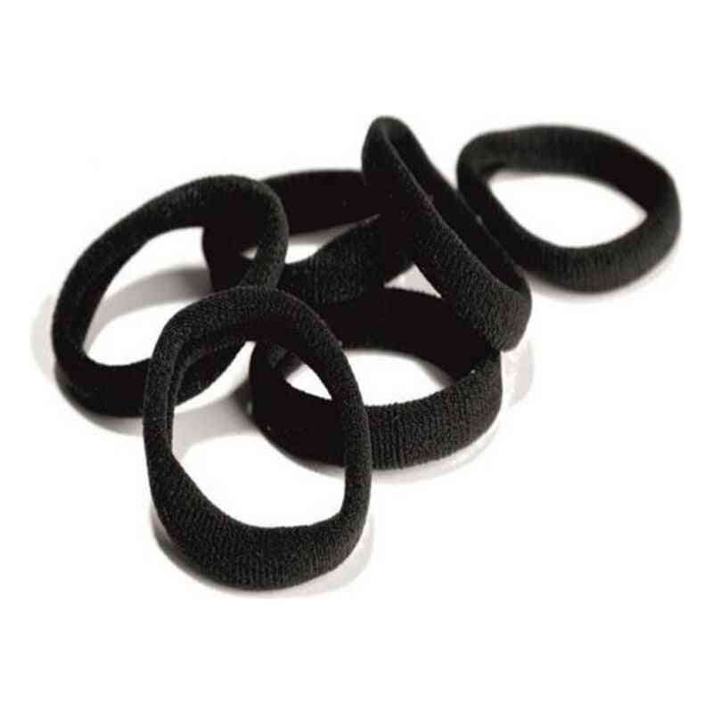 elastiques a cheveux en caoutchouc inca black 10 pieces