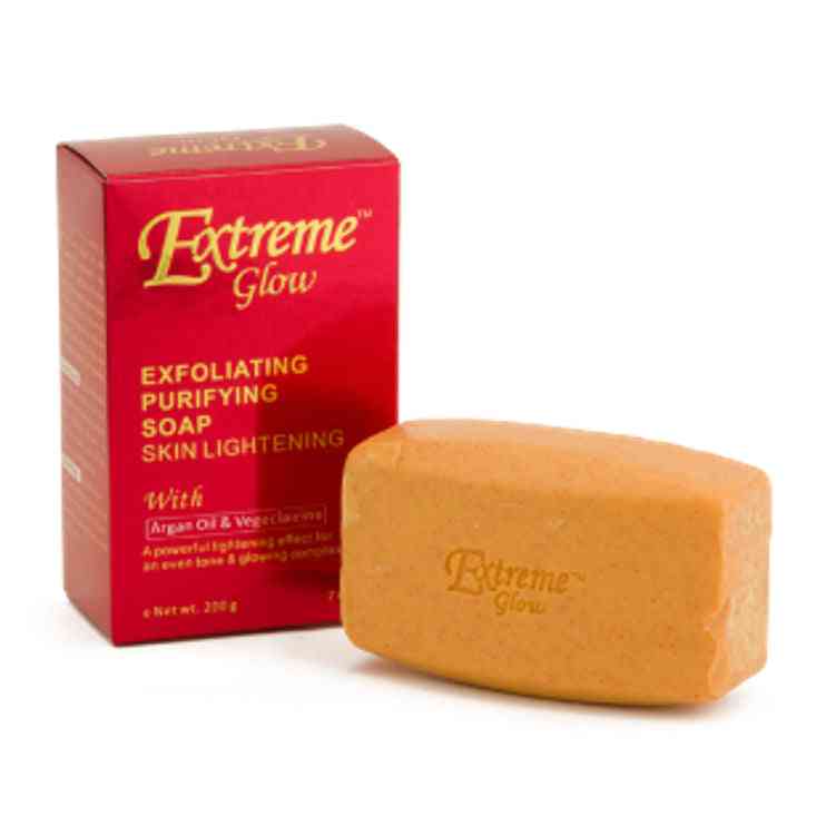 extreme glow exfoliating purifying soap 200g