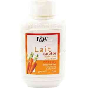 fair and white carrot body lotion brightening and clarifying 500ml