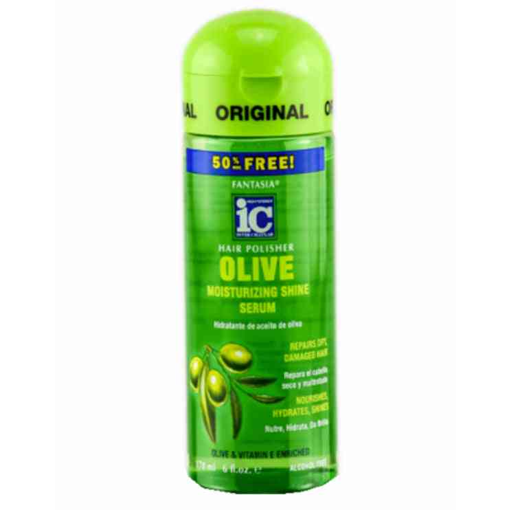 fantasia ic hair polisher olive moisturizing shine serum 178ml