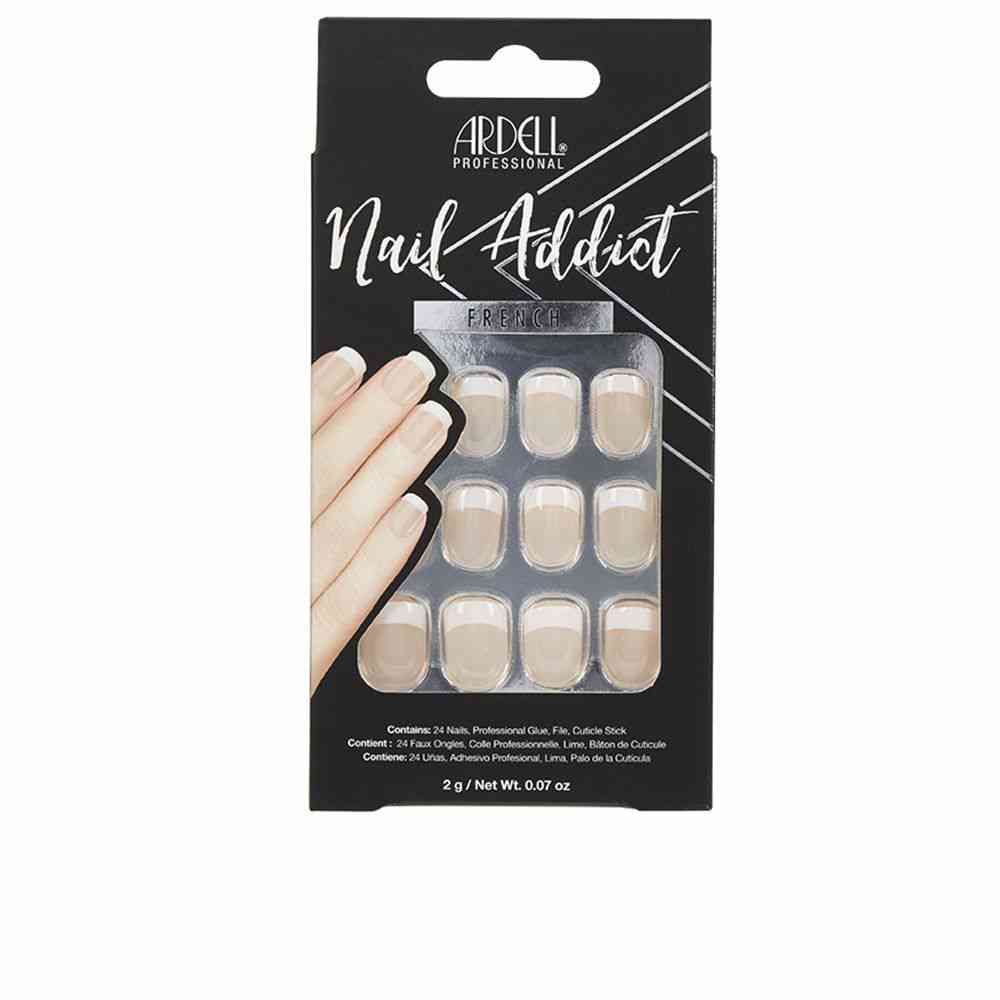 faux ongles ardell nail addict classic french 24 pcs