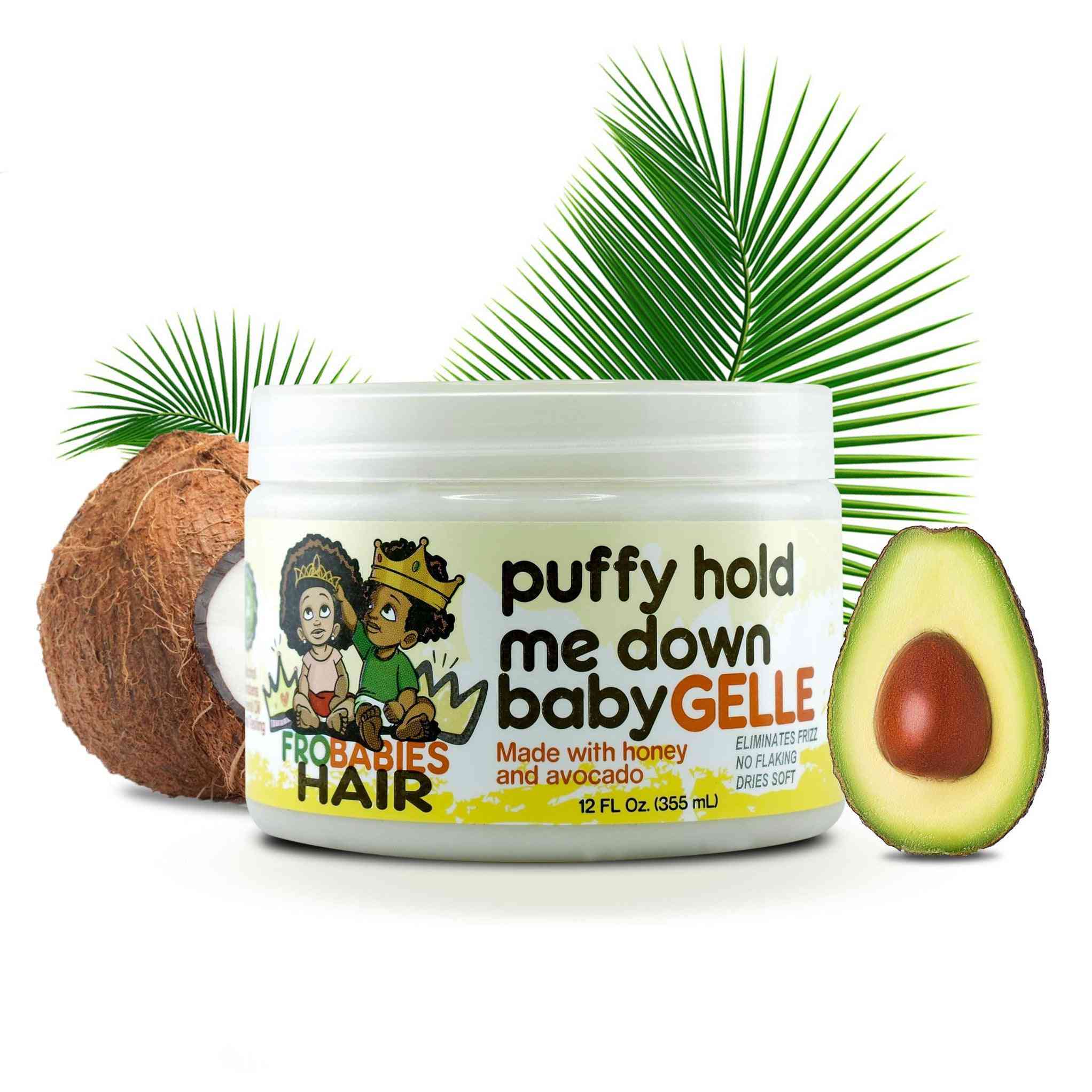 Frobabies hair puffy hold me down baby gelle 12 oz