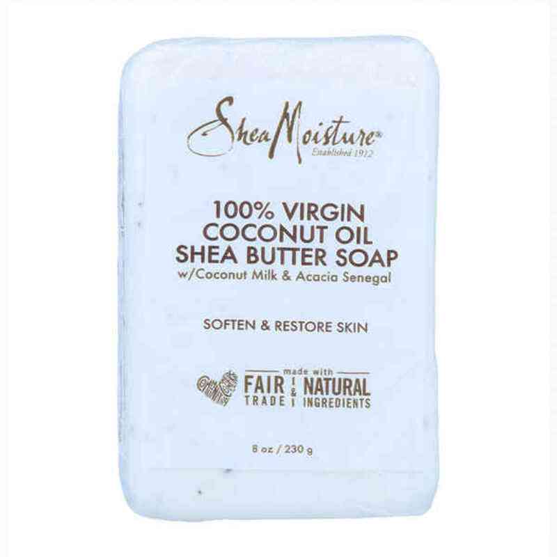 gateau de savon huile de coco vierge shea moisture 230 g