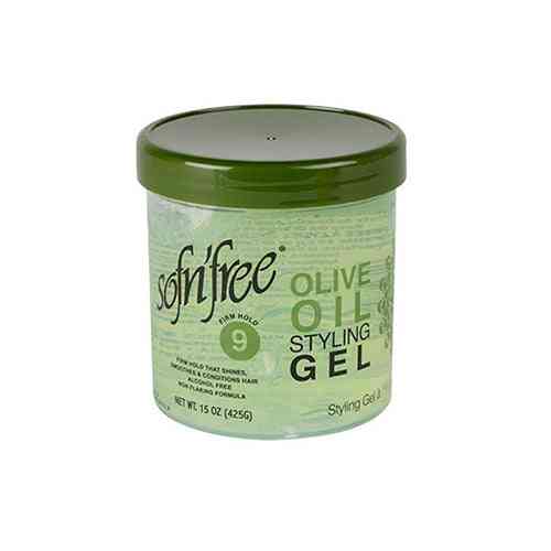 Gel coiffant à l'huile d'olive sofn'free 15oz
