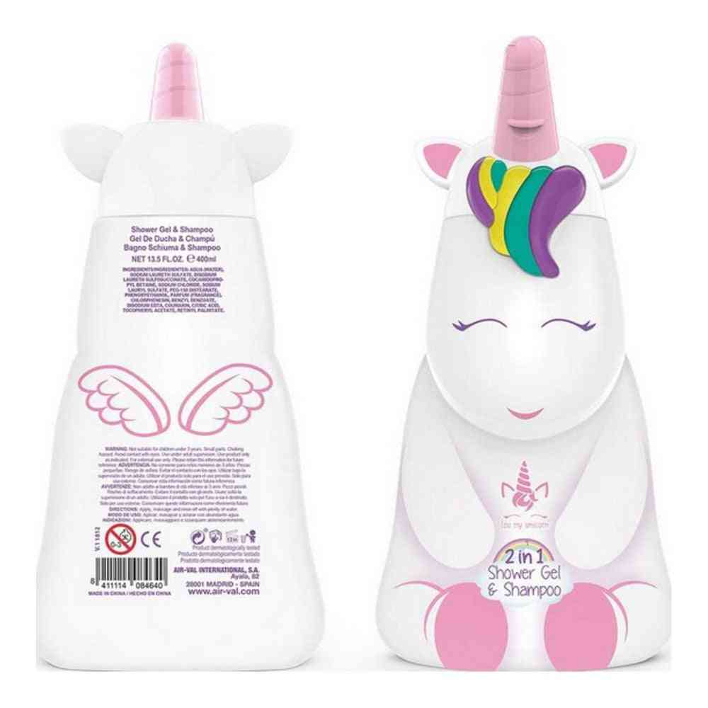 gel et shampoing 2 en 1 eau my unicorn cartoon 400 ml