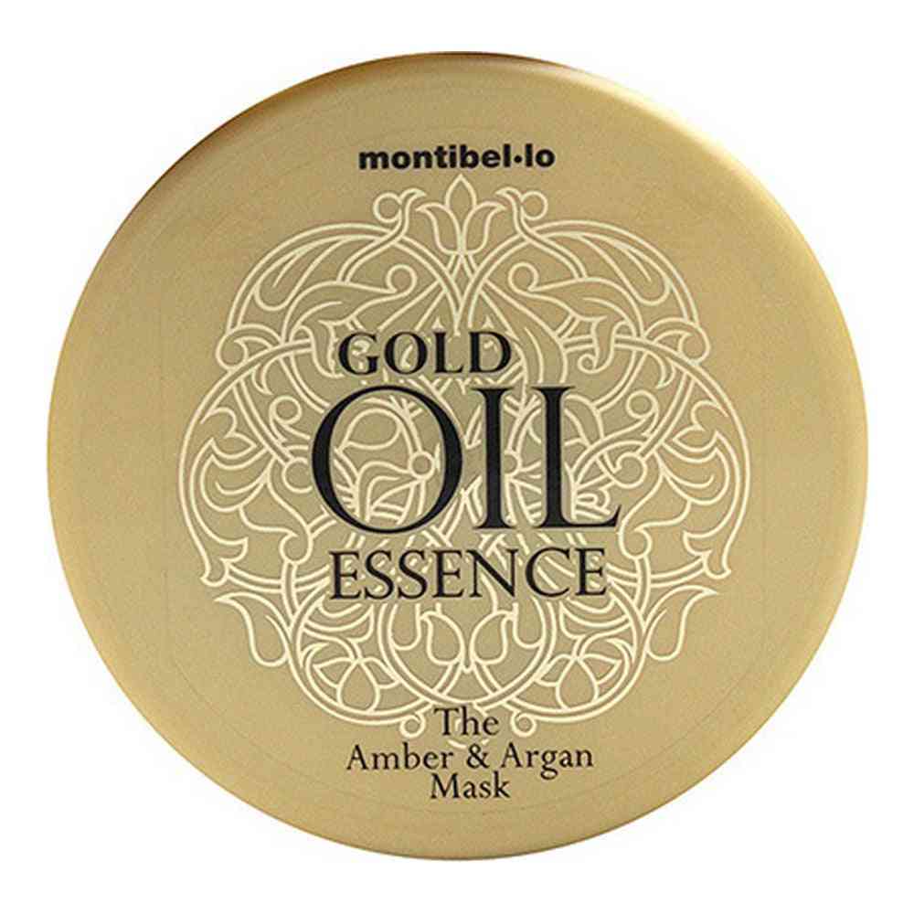 hair mask gold oil essence ambre et argan montibello 200 ml