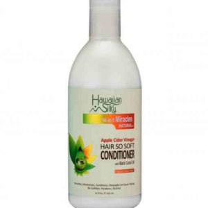 Hawaiian silky apple cider vinegar hair so soft après shampooing 12 oz
