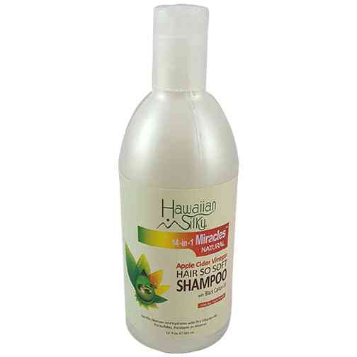Hawaiian silky apple cider vinegar hair so soft shampoo (usage quotidien/régulier) 12 oz