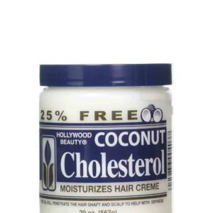 Hollywood beauty crème capillaire hydratante au cholestérol à la noix de coco 20 oz