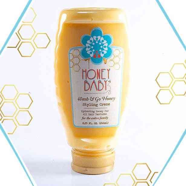 Honey baby naturals wash  go honey   crème coiffante tout en un
