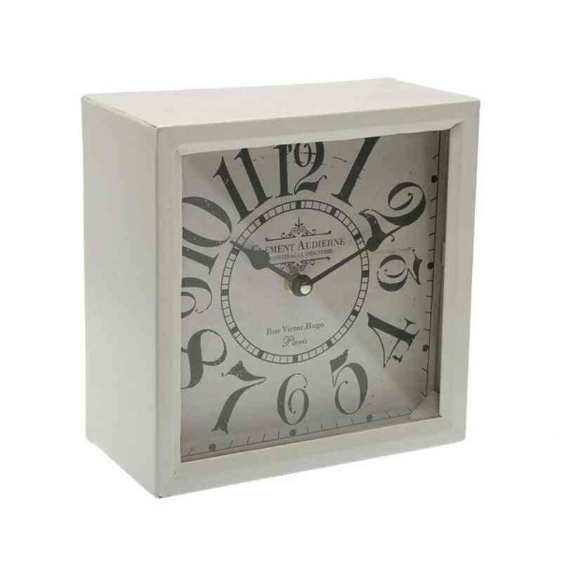 horloge de table versa metal 20 x 20 x 20 cm