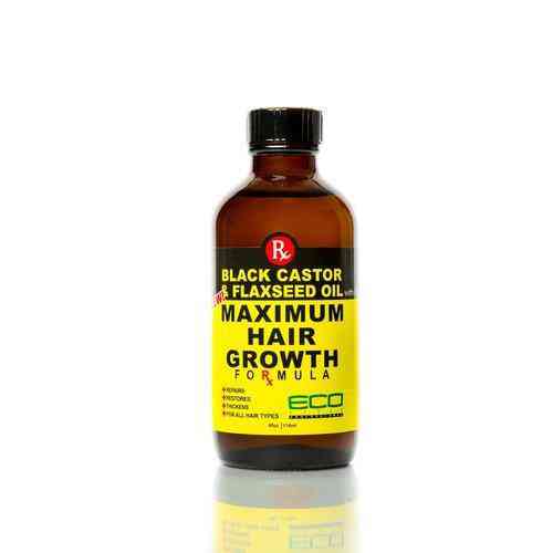 huile de lin de ricin noir formule de croissance maximale des cheveux 4oz