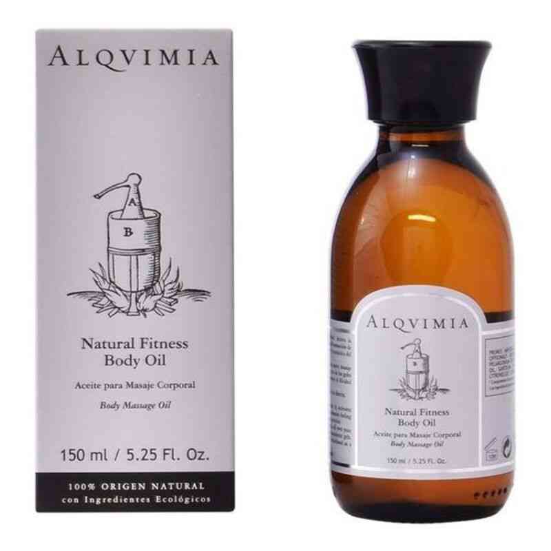 huile de massage natural fitness body oil alqvimia 150 ml