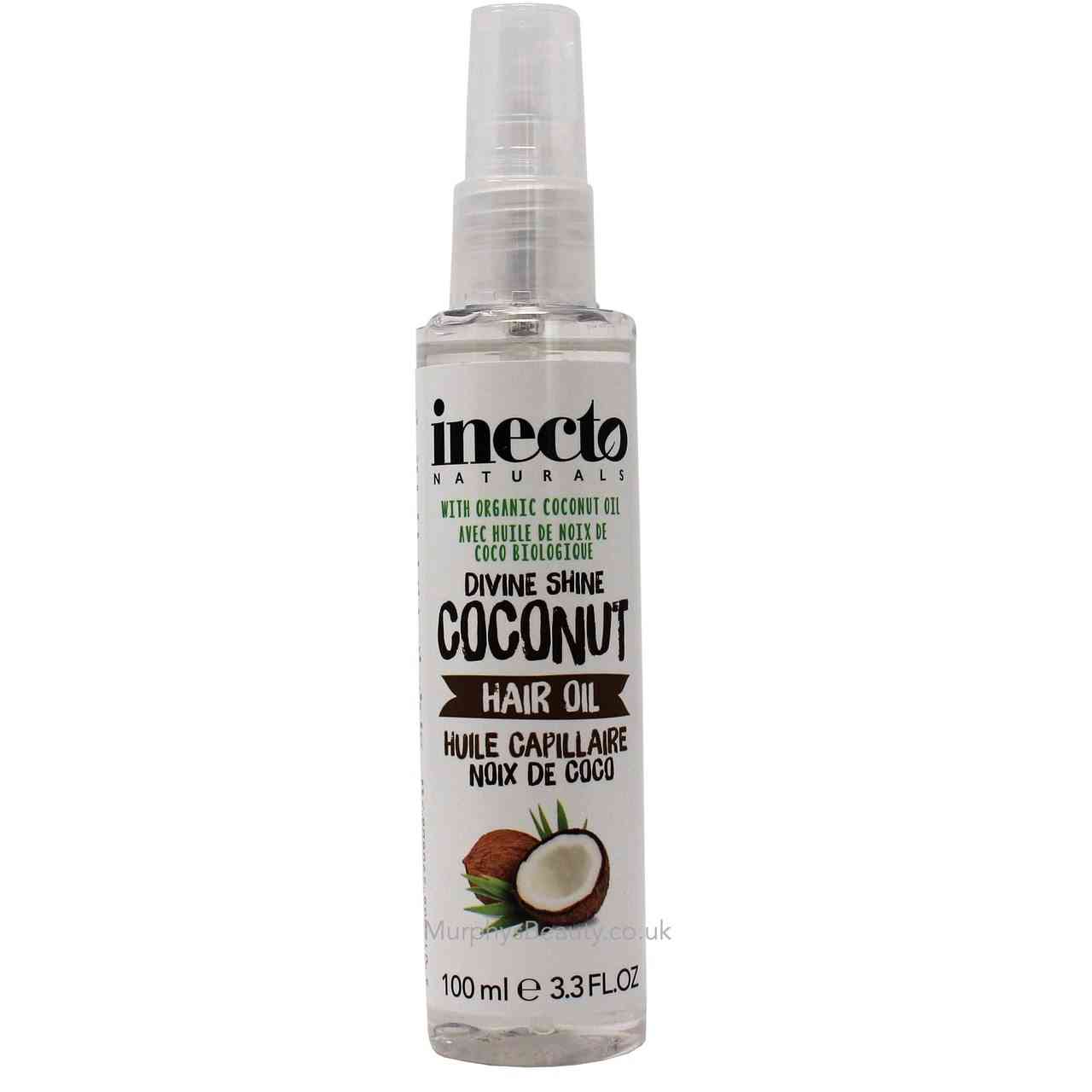 Inecto divine shine huile capillaire à la noix de coco 3,3 oz